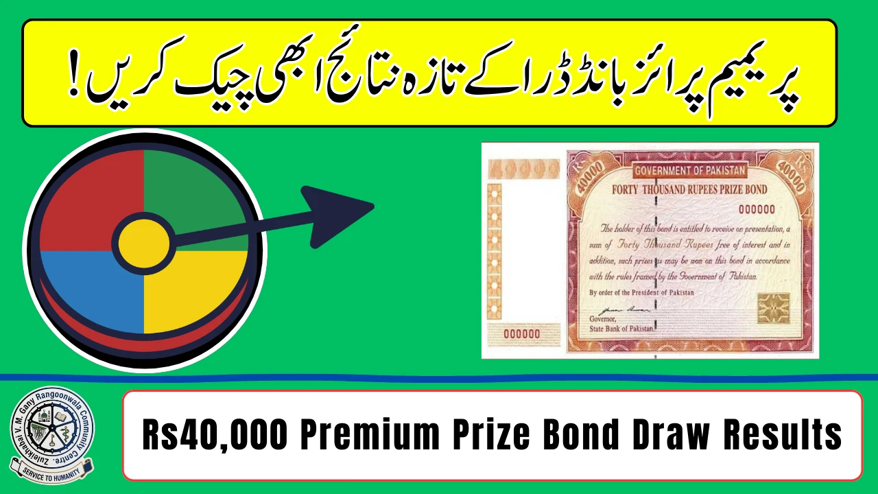 Rs40,000 Premium Prize Bond Draw Results Announced – Check Winning Numbers
