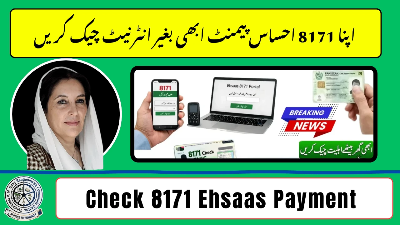 Can You Check 8171 Ehsaas Payment Without Internet?