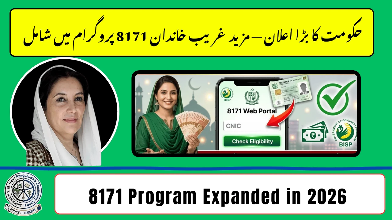 Government Expands 8171 Program for Poor Families – New Relief Measures in 2026