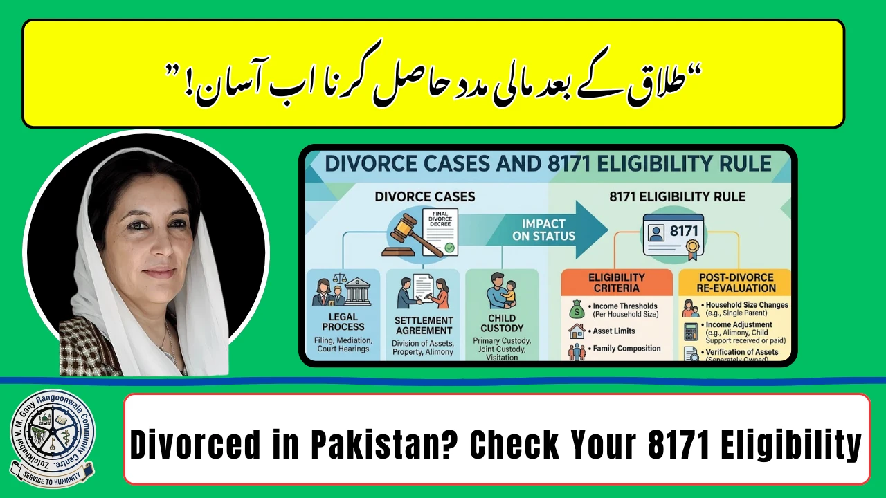 Divorce Cases and 8171 Eligibility Rules: Complete Pakistani Guide