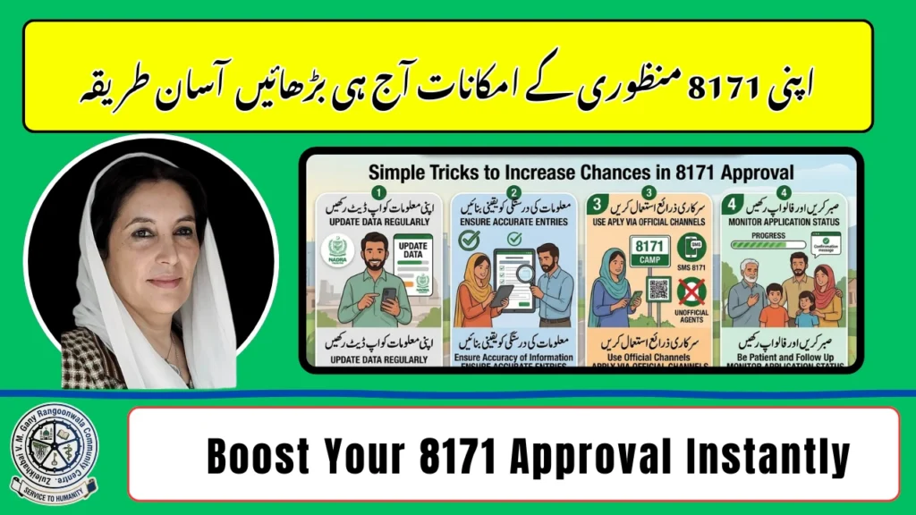 Simple Trick to Increase Chances in 8171 Approval